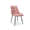 Signal Meble CHIC VELVET KĖDĖ Juodas RĖMAS / ANTIQUE Rožinis BLUVEL 52