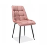 Signal Rožinė minkšta kėdė svetainei CHIC VELVET Antique Rožinė VELVET