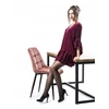 Signal Rožinė minkšta kėdė svetainei CHIC VELVET Antique Rožinė VELVET