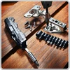 Sigos MULTITOOL DAUGIAFUNKCINIS ĮRANKIS KIŠENINIS PEILIS IŠGYVIMO PEILIS 21in1