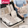 Sigos ORGANIZATORIAUS RINKINYS KELIONIŲ ORGANIZATORIUS lagaminai DRABUŽIAI SPINTOS RINKINYS 7 vnt BEIGE