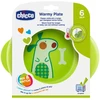 Šildoma vaikiška lėkštė Chicco, +6m, žalia