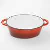 Silesia Emalia Emaliuota ketaus kepimo skarda 29cm raudona INDUKCINĖ DUJINĖ ORŠTINĖ