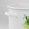 Silesia Emalia Emaliuotas puodas 5.5 L, "monstera" dizainas, 22 cm