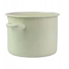 Silesia Emalia Emaliuotas puodas 5,5l 24cm, 3 sluoksnių emalė, tradicinis, kreminis