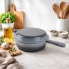 Silesia Emalia KIETAUS KETAS, EMALIUOTAS SAUGUS PUODAS, 2 IN 1, 26,5 CM, INDUKCINĖ, DUJOS