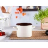 Altom Design Silesia Emaliuotas puodas 1,5 l, skersmuo 14 cm, aukštis 11 cm, kreminis/tamsus centras 4302