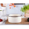 Altom Design Silesia Klasikinis smėlio spalvos emaliuotas metalinis puodas, 2,9L, 1 vnt