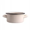 Altom Design Silesia LOW POT 18 CM emaliuotas puodas 2,1 L MAŽAS INDUKCINĖS DUJOS