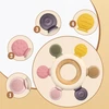 SILICONE TEETHER SENSORY BPA BE GĖLIŲ RAMINANČIOS dantenos