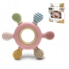 SILICONE TEETHER SENSORY BPA BE GĖLIŲ RAMINANČIOS dantenos LORELLI