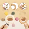 SILICONE TEETHER SENSORY BPA BE GĖLIŲ RAMINANČIOS dantenos