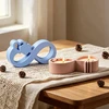 SILIKONINĖ FORMA 2 VIENETAI ŽVAKĖMS LIEJIMAS DIY DERVOS APDAILOS ATVARI