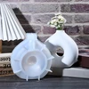 SILIKONINĖS FORMOS VAZĖS GĖLĖS 6 Vnt. LIEJIMO DERVA DIY SOFT