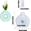 SILIKONINĖS FORMOS VAZĖS GĖLĖS 6 Vnt. LIEJIMO DERVA DIY SOFT