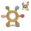 Silikoniniai dantų dantukai Sensory FLOWER Baby 0m+ Lorelli