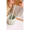 Silikoninis puodelis vaikams 180 ml 6m+ MinikOiOi Žalias
