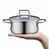 Silit Extra Cook plieno puodas su dangčiu, mažas, 14 cm, 0,9 l, indukcinis