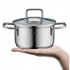Silit Extra Cook plieno puodas su dangčiu, mažas, 12 cm, 0,7 l, indukcinis