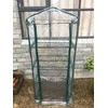 Šiltnamis su 4 lentynomis Mini/plieno rėmas/PVC L69cm W49cm H160cm