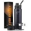 Silver Sharky Termopuodelis kavai ir arbatai, 710ml, nepralaidus termosas automobiliui