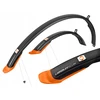 Simpla Ubiquit 50mm juodai-oranžiniai 28" dviračio purvasaugiai
