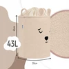 Sipo KOSZ NA ZABAWKI XL Organizer dla Dziecka 43L PREMIUM BOUCLE Kreminis Meškiukas