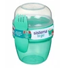 Sistema Capsule užkandžių talpyklė 515ml žalia