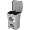 Šiukšliadėžė su pedalu 6 l Elegance pilka 20,5x20,5x28 cm Italija Stefanplast