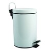 Šiukšlių dėžė MSV, su pedalu, baltos sp., 5 l