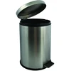 Šiukšlių dėžė STAINLESS, su pedalu, pilkos sp., 20 l