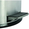 Šiukšlių dėžė STAINLESS, su pedalu, pilkos sp., 20 l