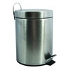 Šiukšlių dėžė STAINLESS, su pedalu, pilkos sp., 20 l