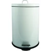 Šiukšlių dėžė, su pedalu, baltos sp., 30 l