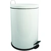 Šiukšlių dėžė, su pedalu, baltos sp., 30 l