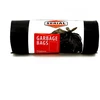 Šiukšlių maišai TRASH PANDA SERIAL, užrišami, juodos sp., 25 mikr., 35 l, 20 vnt.