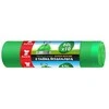 Kuchcik Šiukšlių maišai užrišami, 60l/10vnt., HDPE, žali