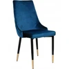 Ehokery Šiuolaikinė skandinaviška veliūrinė kėdė Velvet Velior Juodas Legs Loft
