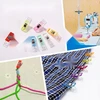 SIUVIMO spaustukai 3,6X1X1,5CM 40VNT AUDINIO MEDŽIAGOS PLASTIKAS METALAS