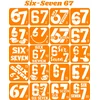 SIX SEVEN / 67- blizgučių tatuiruotės, šablonai blizgučių tatuiruotėms.