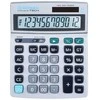 Kalkulator Donau Tech K-DT4129 12 cyfr 210x154x37mm metalowy sidabrinė