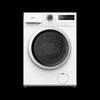 Midea Skalbimo mašina | MF110W70B/W-HR | Energy efficiency class A | Front loading | Skalbimo talpa 7kg | 1200 RPM | Gylis 40 cm | Plotis 60 cm | Ekranas | LED | Steam function | Baltas