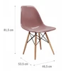 SKANDINAVIŠKĖ KĖDĖ VALGOMOJE SVETAINEI CAVO DHF MEVEN BROWN ERGONOMIC