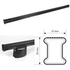 Skersinis komerciniam transportui Kargo N10010 Nordrive L150cm cinkuoto plieno
