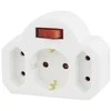 Skirstyt.el.lizdui su jung. Emos 230V/10A/2x2.5A baltas