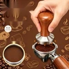 SKIRTA KAVAI 51 MM NERŪDIJANČIO PLIENO BARISTA stūmoklinis plokščias PROFESIONALUS MEDIENAS