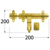Skląstis WCZ 200, 200 x 200 x 2,5 mm, juodos sp.