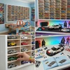 sklejkowo BALTOS LENTYNAS AUTOMOBILIŲ LENTYNAS AUTOMOBILIAI 80 SKYRIŲ KOLEKCIJA 1:64 VIRTINA
