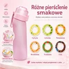 Skonio buteliukas su vaisių skonio žiedeliais