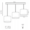 Skylighting Lampa Wisząca Abażur Fiolet Dziecięca LED Edison E27